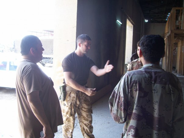 Paul training servicemen in Iraq